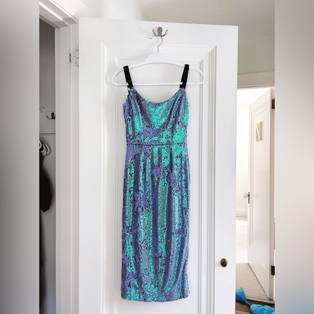 Dress the Population Sequin Midi Dress